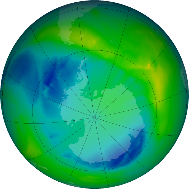 Ozone Map 2007-08-07